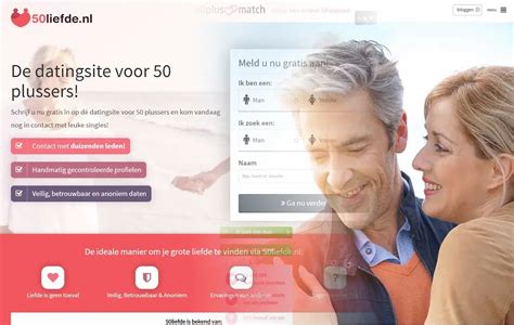 liefde 50 plus|50 Plus Dating: datingsite voor 50